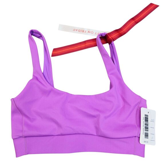 left on friday Other - NEW Left On Friday Double Scoop Bikini Top XS Punch Fuchsia Pinup Beach Swimsuit